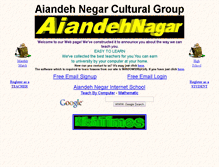 Tablet Screenshot of aiandehnegar.com